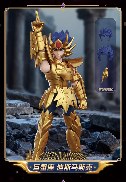Boneco de Ação Blokees Galaxy Versão Gold Saint Libra Dohko Sagitário Campeão Seiya Mu Aiolia Brinquedos de Montar Presente Infantil