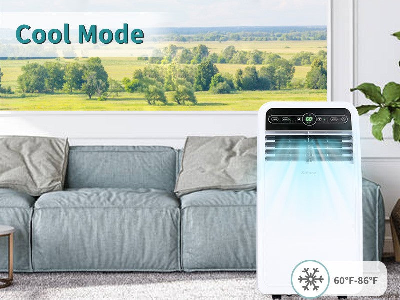 Ar-Condicionado Portátil Shinco 12.000 BTU Smart Wi-Fi, Unidade de AC Portátil com Modos Integrados de Resfriar, Desumidificar e Ventilar para Ambientes