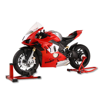 Simulação Liga 1:6 Ducati V4S Modelo de Motocicleta de Corrida Diecast Liga de Moto Brinquedo Coleção Miniatura Carro Decoração de Casa