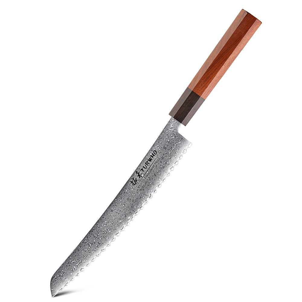 TURWHO Hand Forged Japanese Kitchen Knives Damascus Chef Knife High Carbon VG10 Steel Santoku Nakiri Bread Utility Handmad Knife