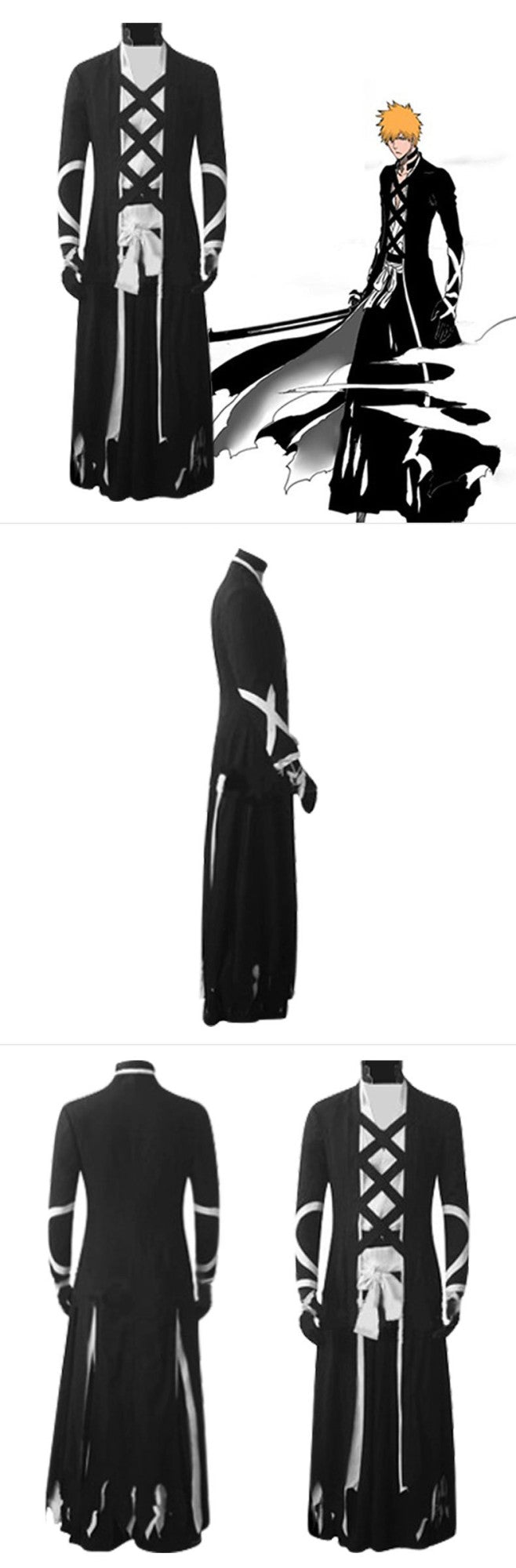 Death Reaper's Thousand Year Blood Battle cosplay: Ichigo Kurosaki, Death Overlord, Swastika, and Moon free cosplay