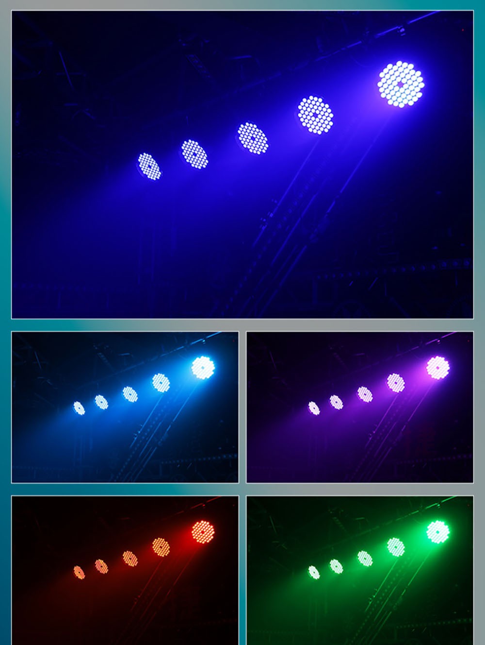 3w*60 led rgb 3 in 1 par light dmx 512 sound control dj party lights wedding disco lights ballroom club projection stage lamp