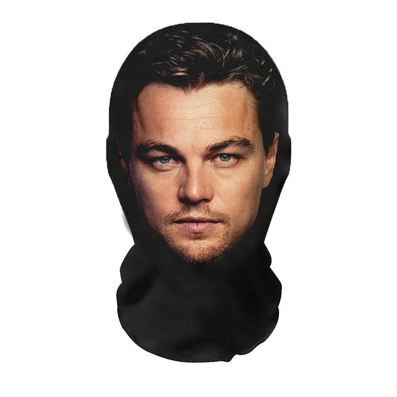 MJ Michael Jackson Cosplay Props 3D Printed Celebrity Face Masks Elastic Mesh Halloween Role Play Headdress Balaclava Headcovers