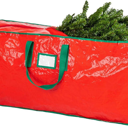 Christmas Tree Storage Bag Heavy Duty Tree Bag Reinforced Handle and Zipper Waterproof Storage Bag Christmas Packaging Bag