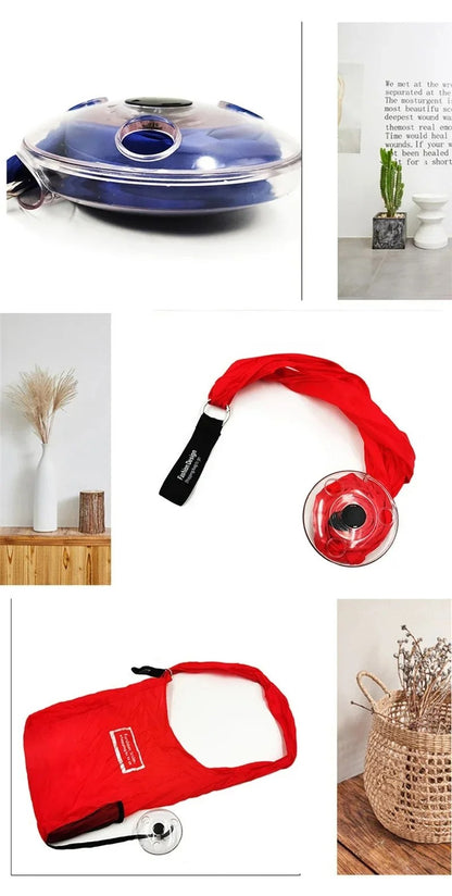 Foldable Retractable Supermarket Shopping Storage Bag Environmentally Friendly and Reusable Pouch Ultra-compact Portable