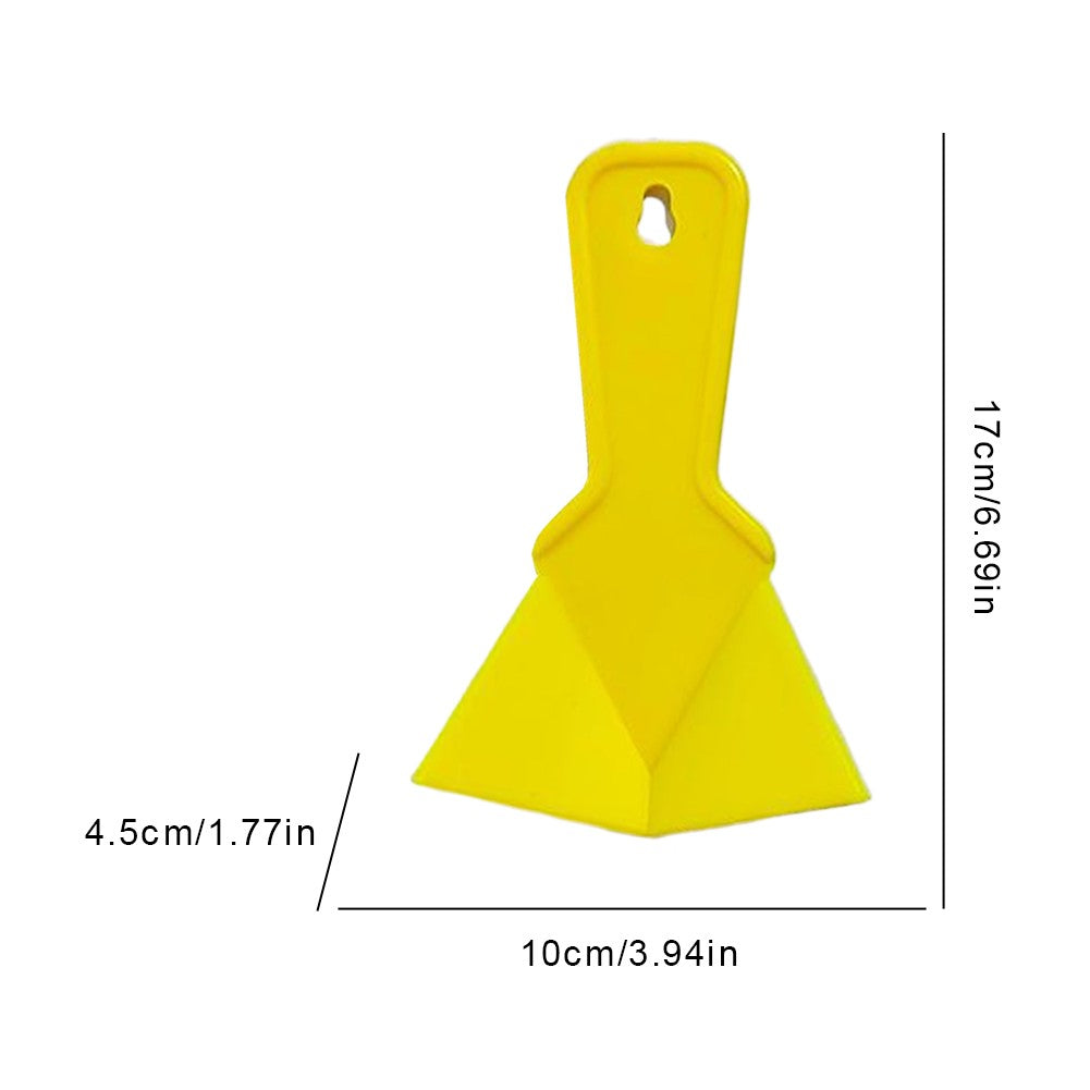 2 Peças Raspador de Canto de Drywall Pá de Estuque Espátula de Canto Interno de Plástico para Ferramentas de Construção de Rejunte de Azulejo de Parede de Piso