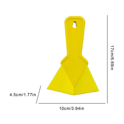 2 Peças Raspador de Canto de Drywall Pá de Estuque Espátula de Canto Interno de Plástico para Ferramentas de Construção de Rejunte de Azulejo de Parede de Piso