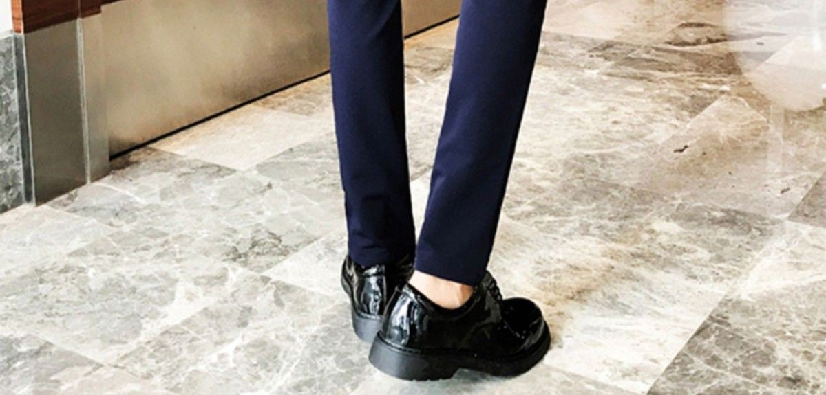 Fluid Tressed Man Suits Pants Black Office Slim Fit Trousers for Men Work Draped Clothes Offer Chinese Homme Spring Thin Casual