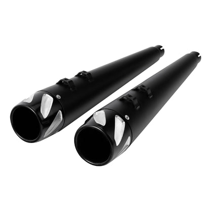 Motorcycle 4' Exhaust Pipes For Harley Touring Road King Models With Dual Exhaust 1995-2016 2015 2014 2013 2012 11 Black/Chrome