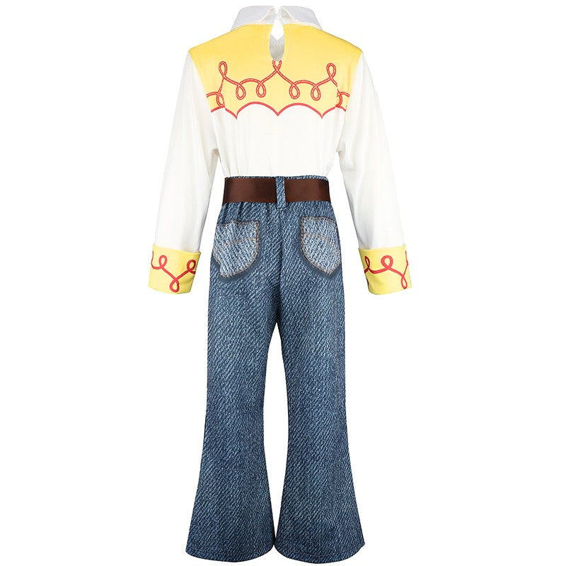 New Toy Cosplay Story Woody Costume Halloween Anime Movie Trish Sheriff Cowboy Cosplay Costume Cosplay Costume