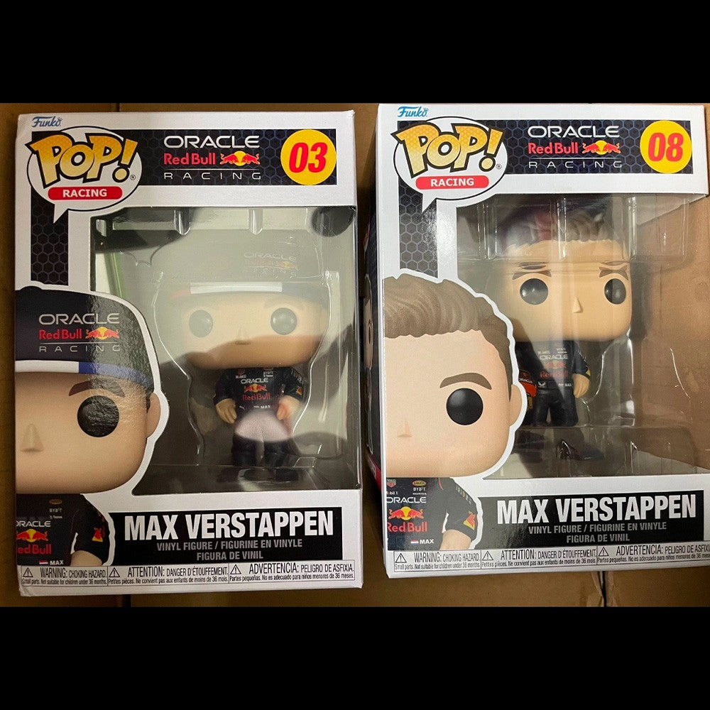 Red Bull Racing Team Ação de Corrida Funko Pop Max Verstappen Ornamento Senna Modelo Brinquedos Perez Decoração Coleção Boneca Presentes