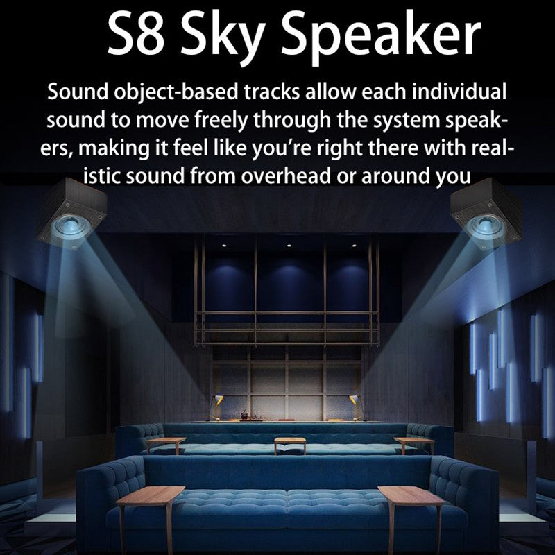 Conjunto de áudio Bluetooth de home theater com rede inteligente e 7.2 canais Balenald Dolby Atmos de última geração