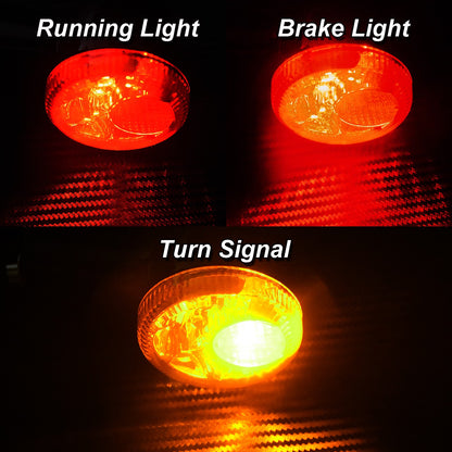 Luz Indicadora Traseira de LED Sinais de Curva de Moto Freio Luzes Traseiras para Harley Sportster XL883 XL1200 Iron 883 48 1992 em Diante