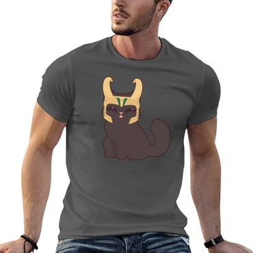 Trickster Cat T-Shirt black cotton t-shirt plain for man package anime t shirts oversize T-Shirt