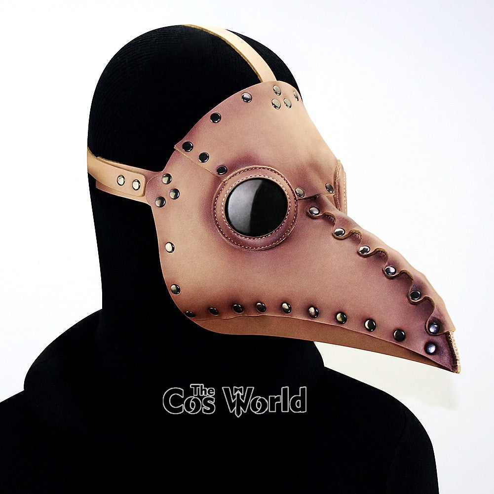 Halloween Plague Doctor Mask Steampunk Gothic Bird Beak Props for Party Carnival Cosplay Costumes Masquerade