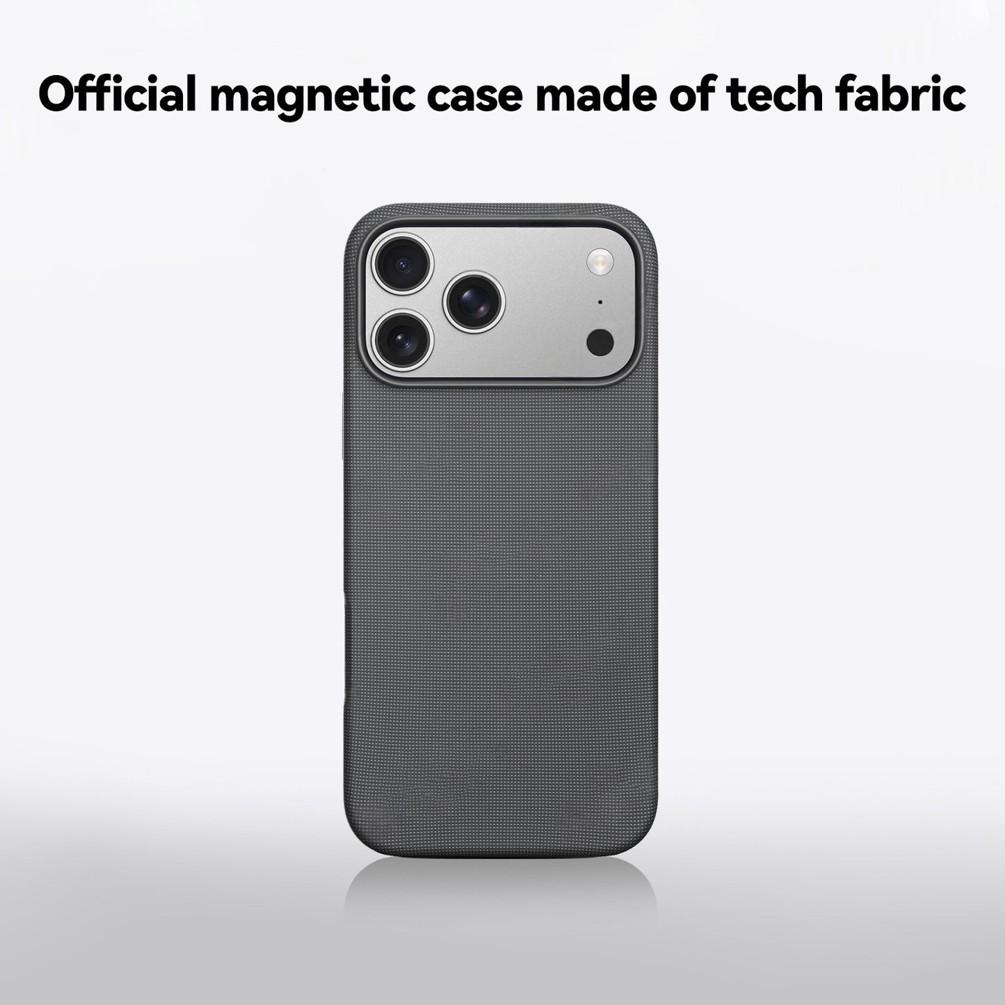 Capinha TechWoven Magsafe DIVI para iPhone 17 Pro Max Capa com Carregamento Sem Fio Capa TechWoven com Textura Magnética Weaving para MagSafe
