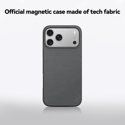 Capinha TechWoven Magsafe DIVI para iPhone 17 Pro Max Capa com Carregamento Sem Fio Capa TechWoven com Textura Magnética Weaving para MagSafe