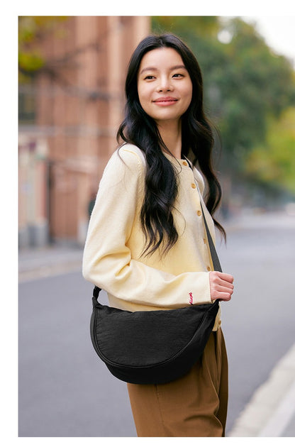 Semir Crossbody Bag Women 2025 New Chest Bag Macaron Color Dumpling Bag  Minimalist Waist Pack Shoulder Purse