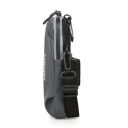 1pc Lightweight Multi-functional Satchel Bag for Men Women, Sport Running Bag for Coins Keys Cards Phone