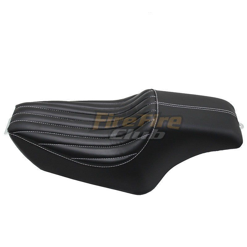 Banco de Couro PU para Motocicleta, Assento Dianteiro e Traseiro para Piloto e Passageiro Harley Sportster XL iron 883 1200 48 Forty-eight 2004-2016