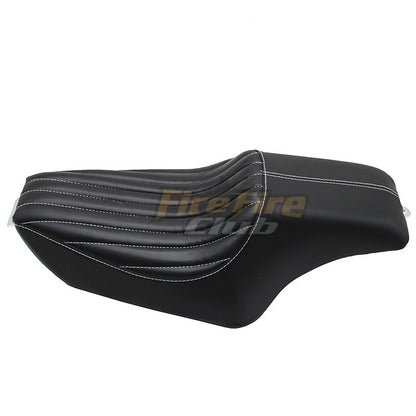 Banco de Couro PU para Motocicleta, Assento Dianteiro e Traseiro para Piloto e Passageiro Harley Sportster XL iron 883 1200 48 Forty-eight 2004-2016