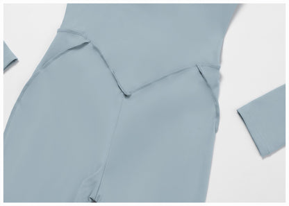 Women's Sports Jumpsuit Woman Female Clothing Fitness Overalls Stand-up Collar Zipper Bodysuit Gym Breathable Sporty Jumpsuit ?