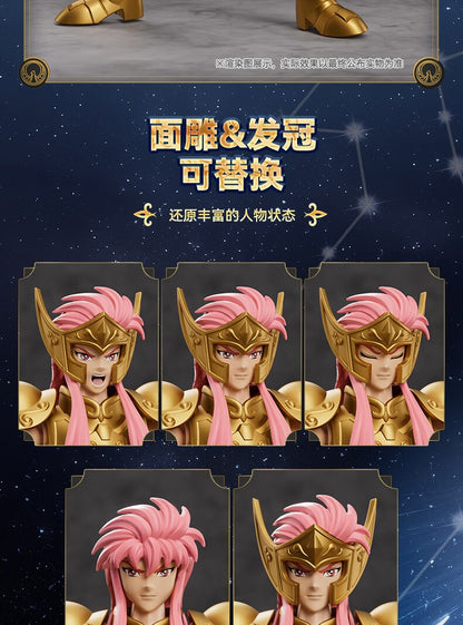 BLOKEES Original Saint Seiya CAPRICORN SHURA DRAGON SHIRYU CÂNCER MÁSCARA DA MORTE CAMPEÃO CLASSE Boneco de Ação Modelo de Anime Brinquedo Presente