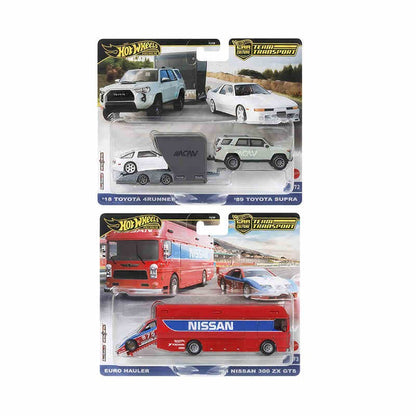 2025 Novo Original Mattel Hot Wheels 1:64 Team Transport 2024 FLF56 D Mix 4 1/64 Coleção Veículos Diecast Modelos Brinquedos Presente Infantil
