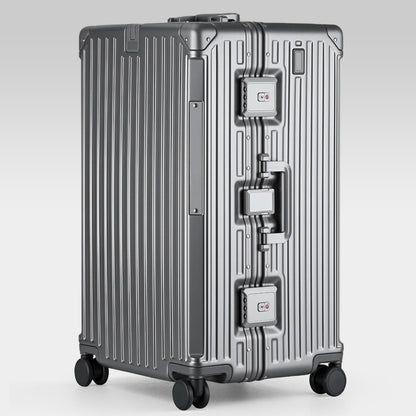Mala de Viagem de Luxo de Alta Qualidade Aprimorada Material PC Espesso Bagagem de Rodinhas Moldura de Alumínio 20/24/26/28/30 polegadas Sacolas de Viagem