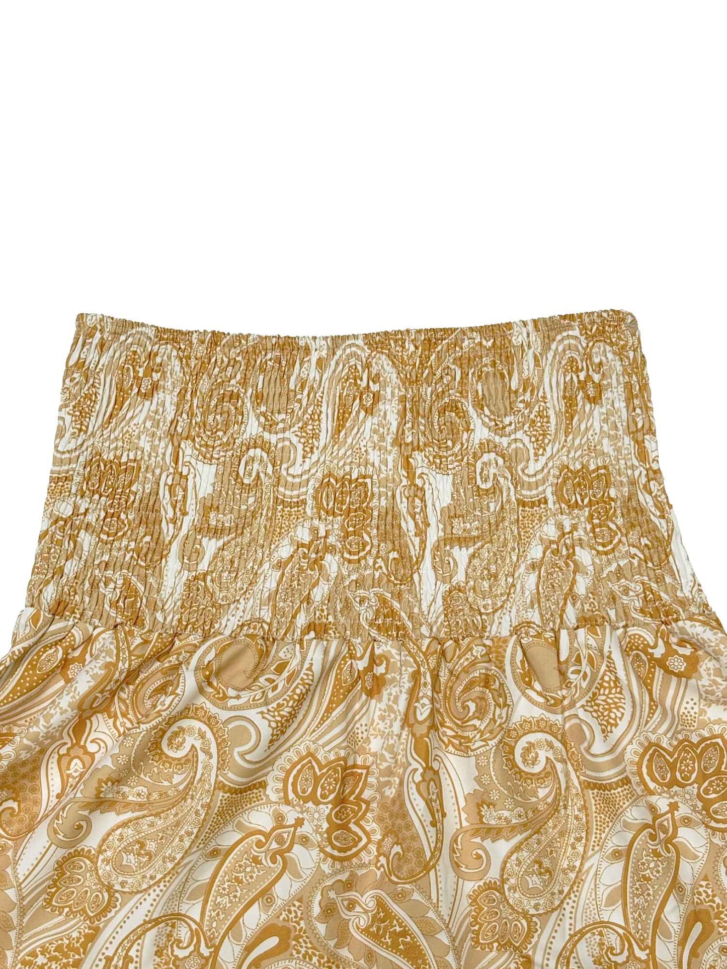 Vacation Style Stretchy Waist Long Maxi Skirt - Flowy Beach Skirt with Elastic Waistband