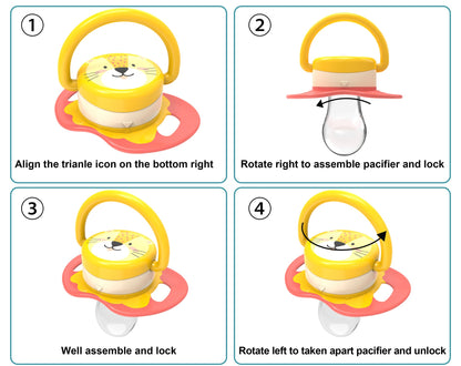 Miyocar Bling Custom Pure Green Pacifiers Bring 3 Replacement Silicone Teat Include All Size for Boy Girl Baby Shower Gift
