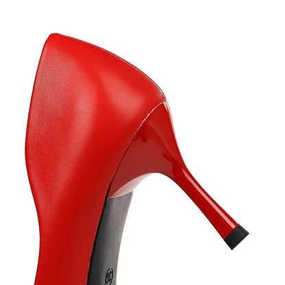 Women 7cm High Heels Pumps Lady Scarpins Fetish Nightclub Blue Nude Low Heels Wedding Party Metal Chain Buckle Fetish Prom Shoes