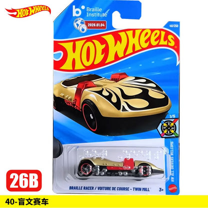 Original Hot Wheels 2026 B 1/64 Mainline Series Case Mclaren Bugatti Porsche Ferrari Collectible Car Toy Diecast Vehicle C4982