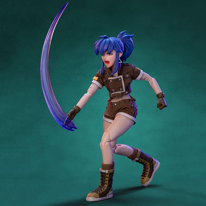 TUNSHI STUDIO METAL SLUG TS-012 1/12 Scale Female Soldier Leona 14.5cm Full Set Collectible Action Figure Model Doll