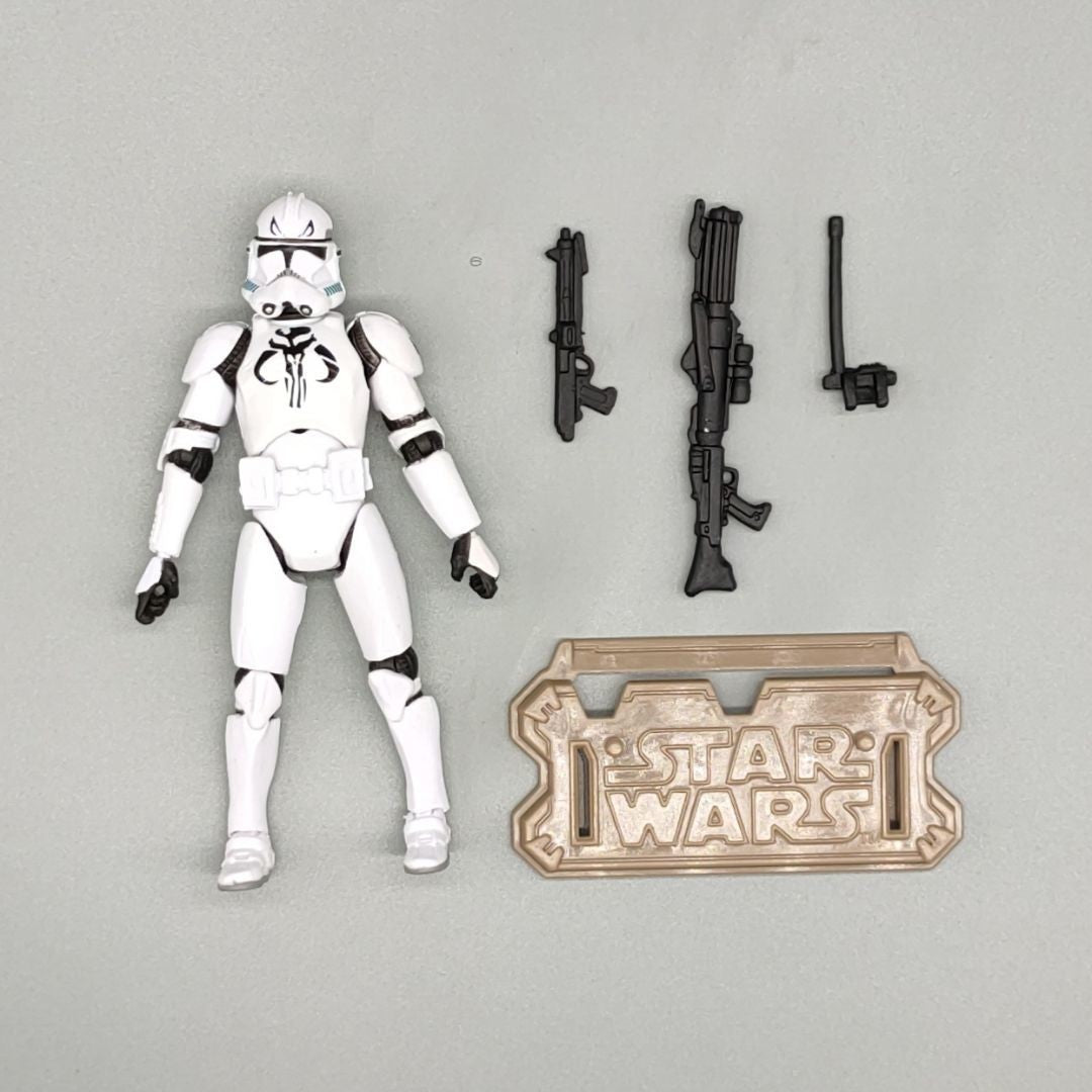 Lote de 3 Bonecos Soltos Star Wars Elite Force 501st 442nd Shadow Utapau Gree Shock Battalion Trooper 3.75" Coleção