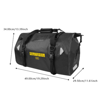 Universal Motorcycle Waterproof Tail Bags Back Seat Bags Cycling Camping Travel Bag Motorbike Scooter Sport Luggage Pack 66L 40L