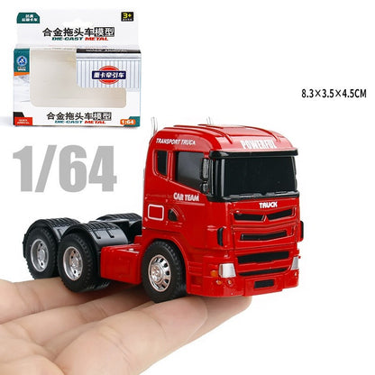 Caminhão Scania Contêiner 1:64 Caminhão Contêiner Americano Liga de Metal Diecast Modelo de Carro Veículos em Miniatura Colecionáveis Hobby Presente