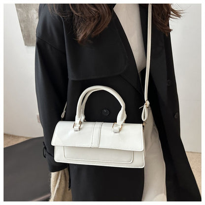 High Quality PU Leather Handbag Purse Women's Bag Solid Color Shoulder Crossbody Bags Lady Messenger Small Tote for Women Girls