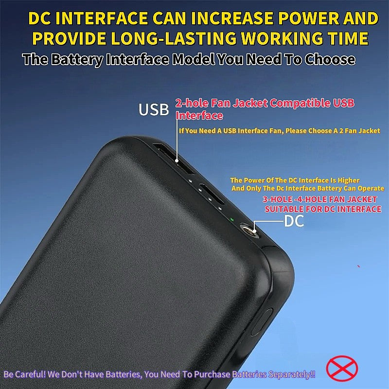 Summer Cooling Jacket Men's Hooded Fan Jacket Heat Resistant Fan Air Conditioner Clothes Breathable Outdoor Fishing Fan Workwear