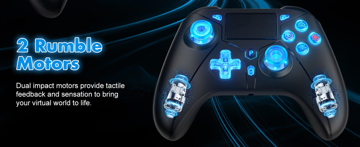 Wireless Controller for PlayStation 4/PS4 Pro/Slim/PS3/PC/IOS/Switch Gamepad Turbo Dual Shock Vibration 6Axis Gyro Game Joystick