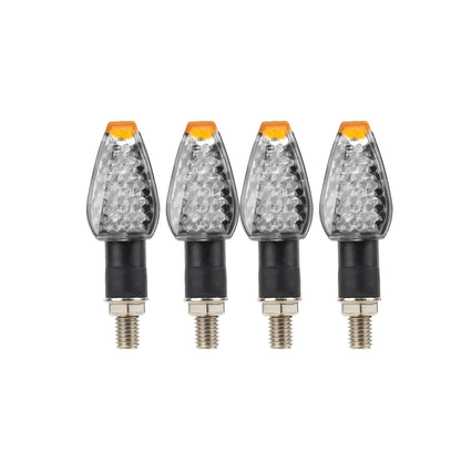 2pcs/4pcs Motorcycle LED Turn Signals Flashing  DRL for Scooter Moped ADV Dirt Bike ATV Universal Accessories Modification