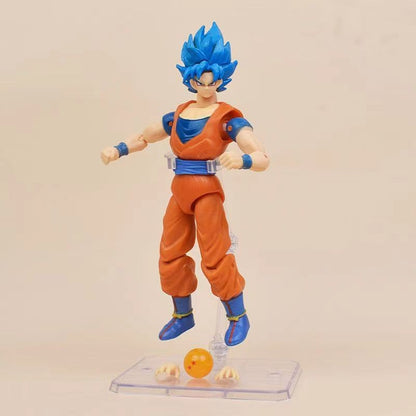 Dragon Ball SHF Goku Vegeta Action Figure Super Saiyan Gogeta Dbz Figurine PVC Collection Model Toys for Kids Gifts