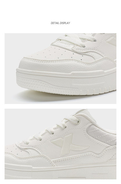 Xtep Skateboarding Shoes For Women 2024 Summer Comfortable Skate Shoes Breathable Outdoor Trekking Support Sneakers 876318310030