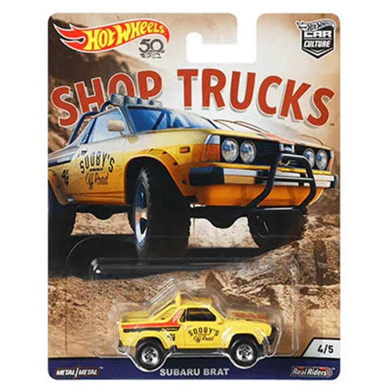 2018 Hot Wheels Premium Car Culture Shop Trucks Full Sets Chevy Volkswagen Pickup Subaru Ford 1/64 Die-Cast Model Vehicle Cars