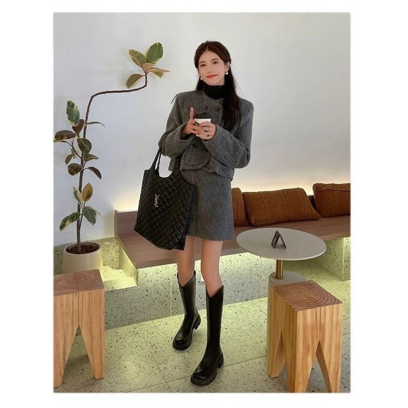 Real Soft Leather Boots 2025 Autumn And Winter New Knight Boots Height Increasing And Slimming Boots Thick Soled High Boots Long