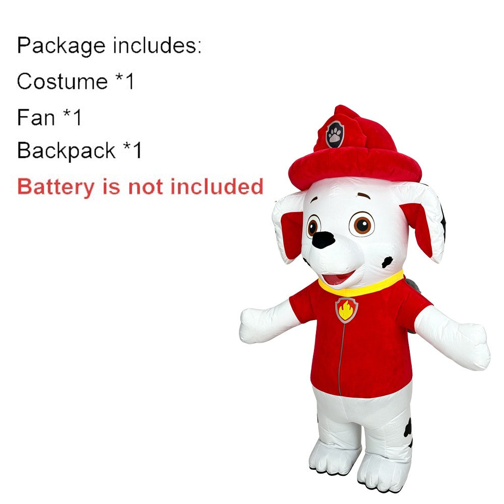 SAYGO Cartoon Dog Inflatable Costume Mascot Adult Character Cosplay Animal Birthday Halloween Party Event Set