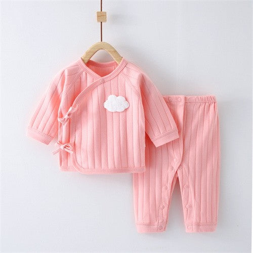 Newborn Baby Sets For Girls Boys Spring Infant Baby Boy Girl Set Casual Clothes For Girl Long Sleeve T Shirt Pants Costume 0-6M