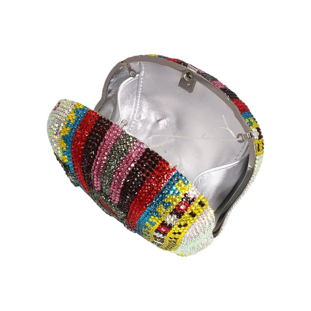 Cute Women Elephant Crystal Evening Bag Glitter Rhinestone Purse Shiny Diamond Clutch Handbag for Prom Party