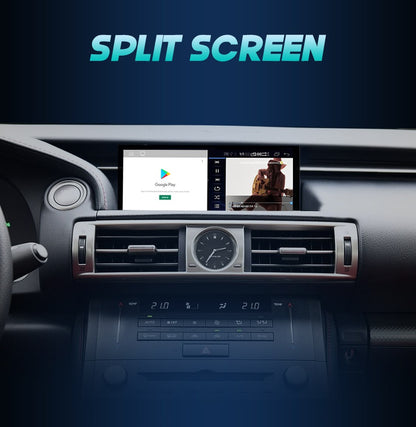 Nunoo Android 14 Wireless Carplay Auto Radio For Lexus IS RC 200 250 300 350 200t 300h Multimedia Player Navigation GPS DSP