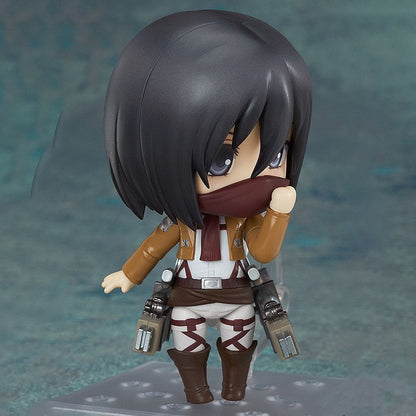 Attack on Titan Levi Mikasa Ackerman Eren Yeager PVC Boneco de Ação 10cm Anime Figura Modelo Brinquedos Coleção Boneca Infantil Presente